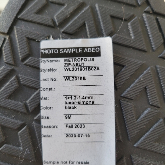 ABEO Metropolis Zip women's chunky heel leather boots size 9 - Picture 7 of 9